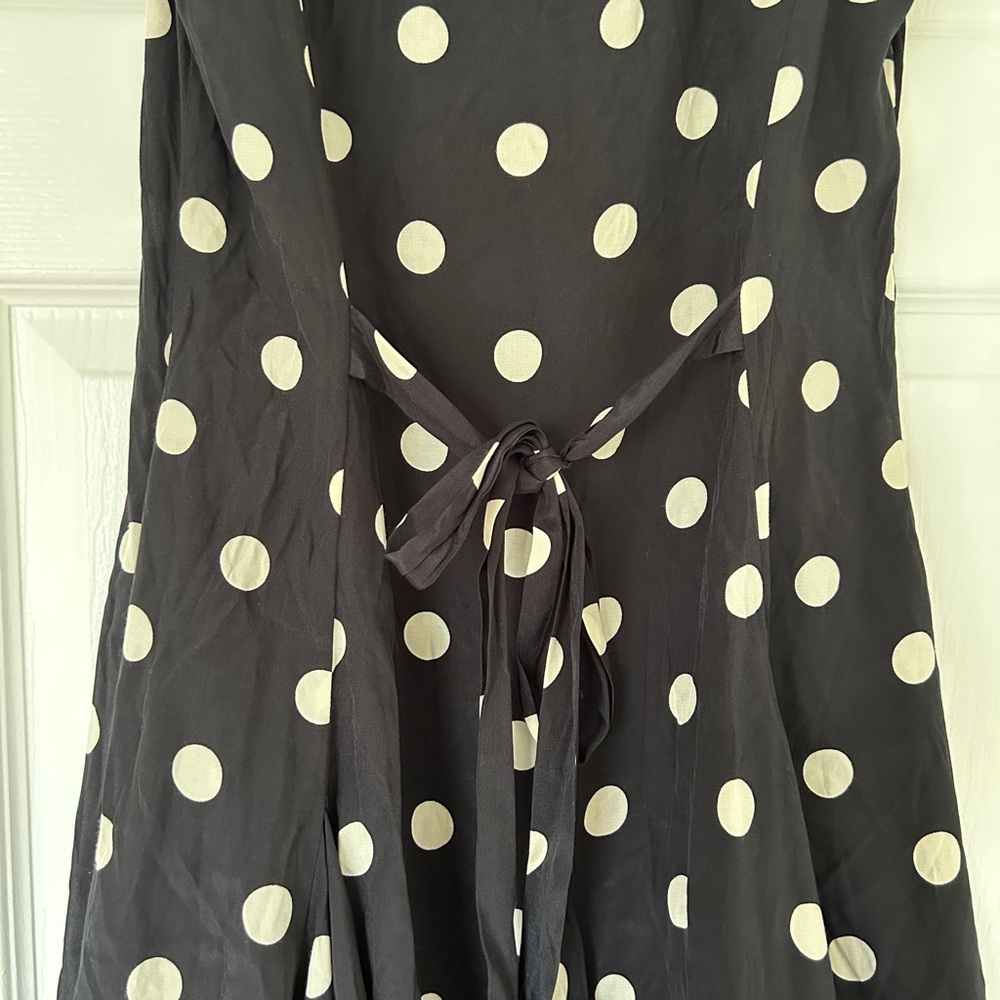 Doen Audrey Polka Dot Black Mini Dress XS - Picture 7 of 7